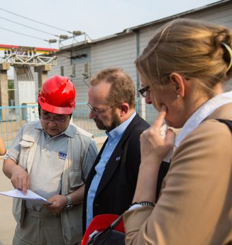 Geballte Kompetenz beim Kunden in China