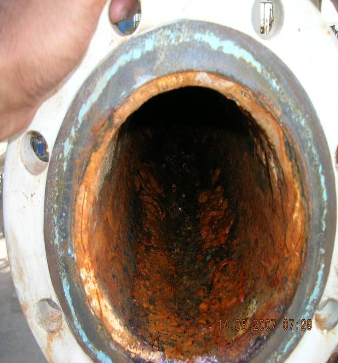 Biofouling und dadurch bedingte Korrosion im Kühlwasser einer Raffinerie